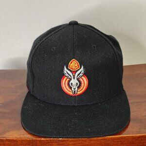Mr Bungle Hat Cap Snap Back Black‎ Red Embroidered Easter Bunny Logo Adjustable